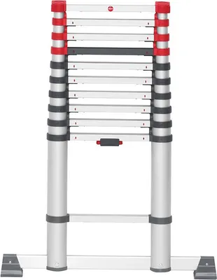 Image de Echelle télescopique Hailo Flexline - Longueur déployée 3,2m - 4,3m
