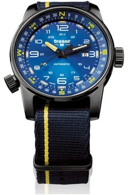 Produktbild von Traser Herrenuhr TS-107719 blau