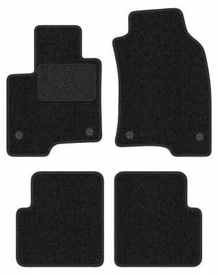 Productafbeelding van Velours automatten voor Fiat Panda III vanaf 2012 (hatchback) – 4-delig, antraciet, op maat – Wielganizator ANTHRA