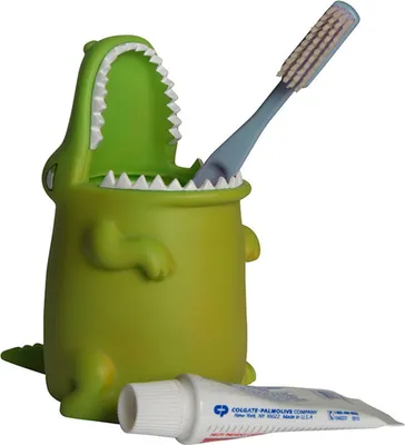 Immagine prodotto di Bicchiere per spazzolini da denti in coccodrillo Porta spazzolini da denti Bicchiere per spazzolini da bagno