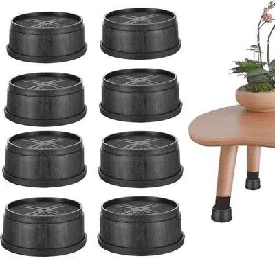 Produktbild von Famanu Möbelverhöher 8 Stück - Stapelbare Höhenverstellung