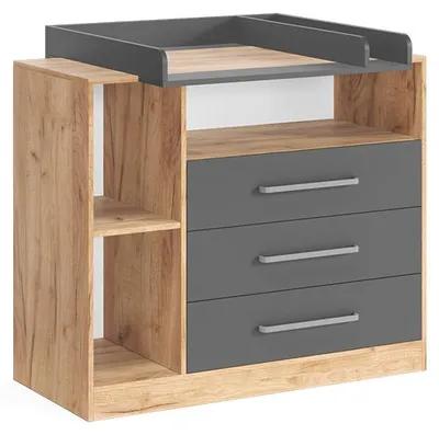 Imagen del producto de Cambiador Vicco Olina Roble dorado/Antracita 110 x 93 cm, Model 62879