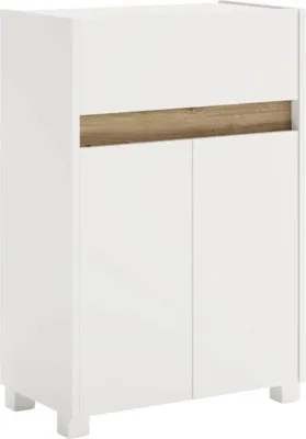 Obrázek produktu pro Koupelnová skříňka nízká Möbelpartner Cosmo bílá 56,9 x 84,8 x 33 cm