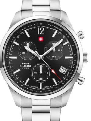 Produktbild von Swiss Military SM34097.01 Chronograph Herrenuhr 42mm 5ATM