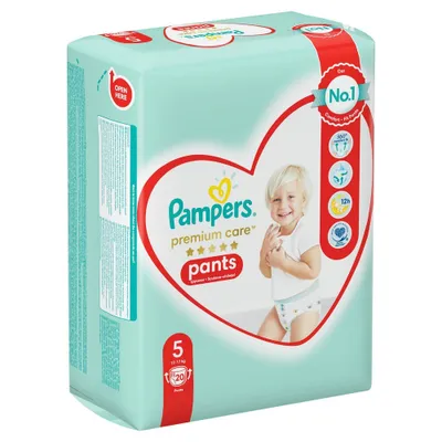 Obrázek produktu pro Pampers Premium Care plenkové kalhotky velikost 5, Kusů, 12kg - 17kg