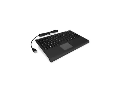 Zdjęcie produktu dla KeySonic ACK-540U+, Mini, Przewodowa, USB, Membranowa, QWERTY, Czarny
