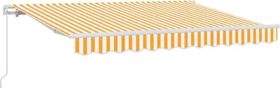 Immagine prodotto di vidaXL Tenda da sole retrattile Giallo 250 x 200 cm Tessuto
