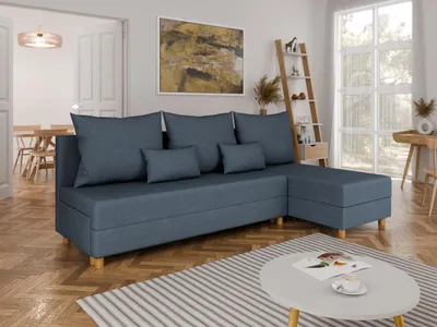 Produktbild von Ecksofa L-Form LELLICE- links oder rechts montierbar