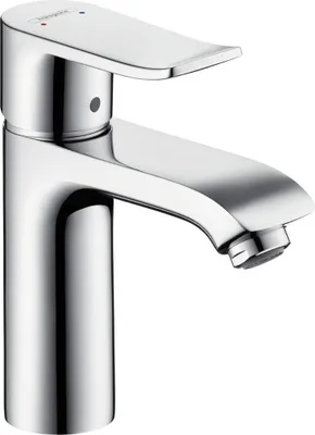 Zdjęcie produktu dla Hansgrohe Metris bateria umywalkowa 110 chrom do otwartych kurków ciepłej wody