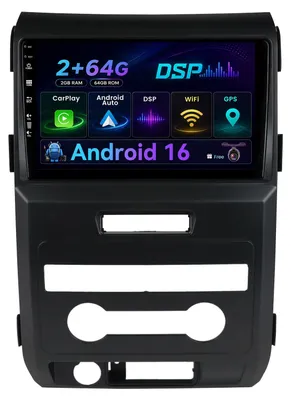 Obrázek produktu pro 9palcové autorádio s IPS displejem pro model F-150 (2009–2014) s GPS navigací, Bluetooth 5.0, ovládáním z volantu a kamerou
