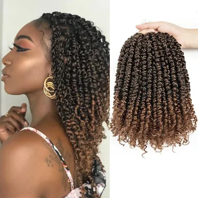 Productafbeelding van Hekelhaar, Passion Twist, 12 inch, kleur T1B/30, verpakking van 8 stuks