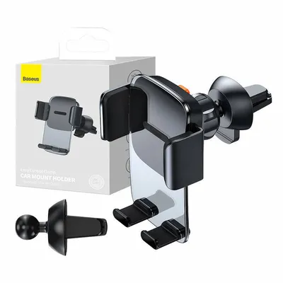 Produktbild von Baseus SUYK000101, Handy/Smartphone, Aktive Halterung, Auto, Schwarz