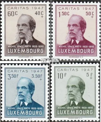 Produktbild von Briefmarken Luxemburg 1947 Mi 427-430 (kompl.Ausg.) mit Falz Caritas