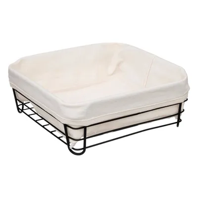 Produktbild von Abfallbehälter aus stahl 25cm beige schwarz - 5 five simply smart