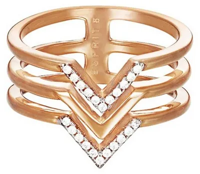 Produktbild von Esprit Damen Ring Edelstahl Rosé JW52894 Zirkonia ESRG02611D1, Ringgröße:59 (18.8 mm Ø)