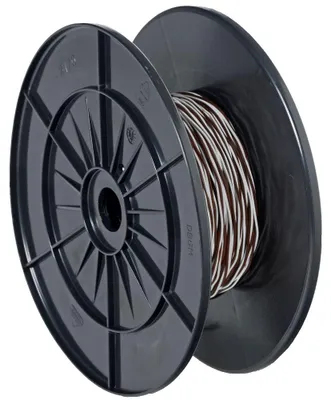 Productafbeelding van CobiNet aansluitkabel YV 2x0,6/1,1, wit/bruin, 100 meter