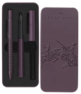 Produktbild von FABER-CASTELL Schreibgeräte-Set GRIP Edition berry