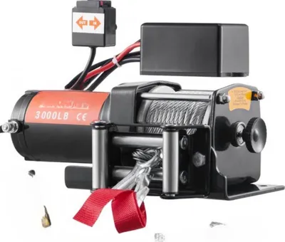 Immagine prodotto di Verricello elettrico PRO - Takel e Offroad-Hijskraan - 12V DC - 1360kg - Con telecomando wireless