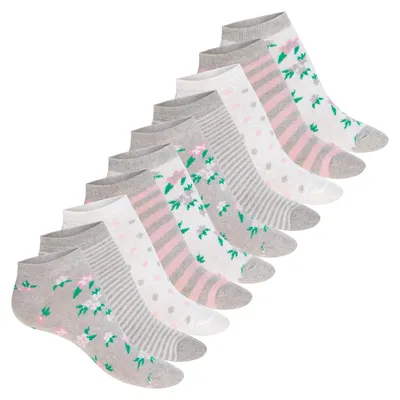 Productafbeelding van Celodoro Damen Eco-sneakersokken (10 paar). Korte sokken gemaakt van gerecyclede katoen - Classic Mix, maat 35-38