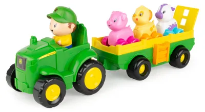 Obrázok produktu pre Interaktívna hračka John Deere – Vagónik so zvieratkami