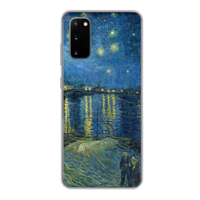 Produktbild von MuchoWow® Handyhülle Schutzhülle Hülle für Samsung Galaxy S20 Die sternenklare Nacht - Vincent van Gogh Silikon Softcase Handy Hülle - Bild