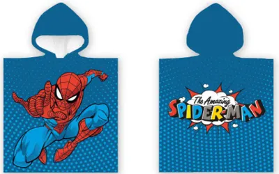 Produktbild von Poncho Handtuch - 50 x 100 cm - Spiderman ( 110077)