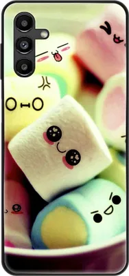Produktbild von König Design Hülle kompatibel mit Samsung Galaxy A13 5G Kunststoff Soft Handyhülle - Handy Case Marshmallows