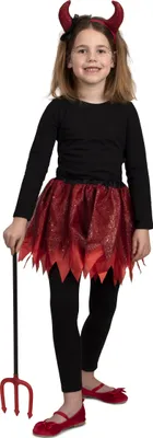 Produktbild von Teufel-Set 2tlg. Kinder Tüllrock und Haarreif