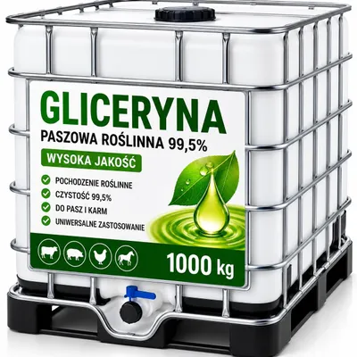 Zdjęcie produktu dla Gliceryna Roślinna 99,5% Czysty Glicerol do Kosmetyków DIY, Mydeł, Dezynfekcji, Czyszczenia i Pielęgnacji
