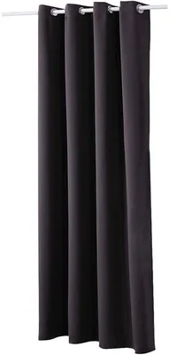 Obrázok produktu pre Zatemňovacia záclona s očkami | Antracitová farba | 135 x 225 cm