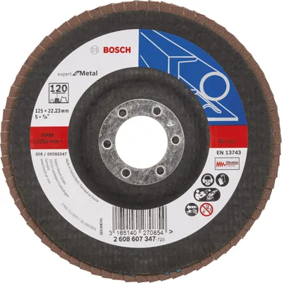Image de Roues à lamelles X551 Expert for Metal, angulaires, 125 mm, 120, tissu de verre
