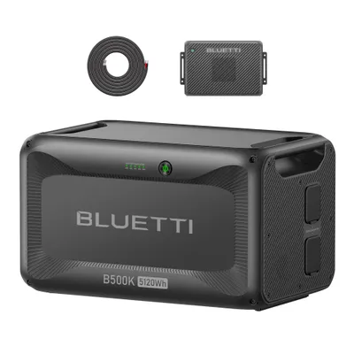 Image de Batterie BLUETTI B500K compatible avec le chargeur APEX300+ : système d'énergie double pour camping-cars et longs voyages