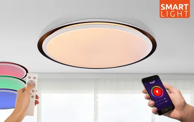Produktbild von Globo Lighting|Deckenleuchte Metall weiß, LED