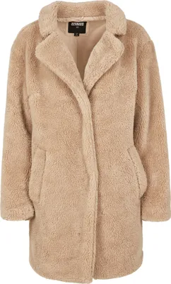 Produktbild von Urban Classics Ladies - OVERSIZED SHERPA Mantel sand - 5XL