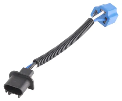 Image de Lot de 4 câbles adaptateurs H13 vers H4 « Plug and Play » pour phares LED 7 pouces de Wrangler JK et JKU