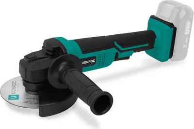 Produktbild von Vonroc Akku Winkelschleifer - VPower 20V - 125 mm - Inklusive Seitengriff und Werkzeugtasche
