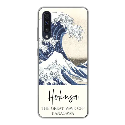 Produktbild von MuchoWow® Handyhülle Schutzhülle Hülle für Samsung Galaxy A30s Die große Welle von Kanagawa - Katsushika Hokusai Silikon Softcase Handy Hülle - Karteninhaber