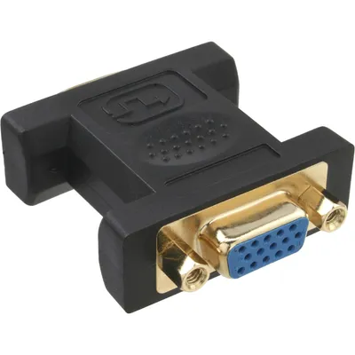 Produktbild von InLine® VGA-Adapter Sub-D 15-polig Buchse/Buchse, vergoldet, Mini-Gender-Changer