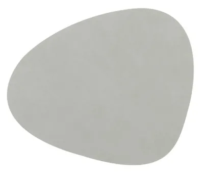 Produktbild von LIND DNA Tischset Leder Nupo Stein Grau 24 x 28 cm
