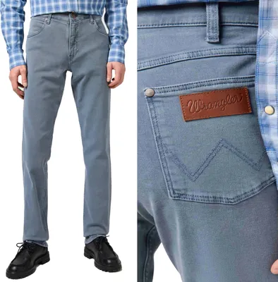 Immagine prodotto di WRANGLER, Jeanshosen da uomo, vestibilità dritta, GREENSBORO, W33 L32, Blau, Jeans, baggyjeans, buggy