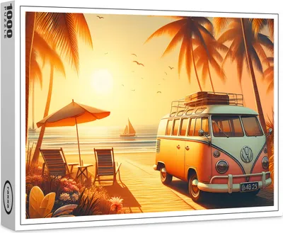 Produktbild von raxxa Premium-Puzzle "Retro #3", 1000 Teile