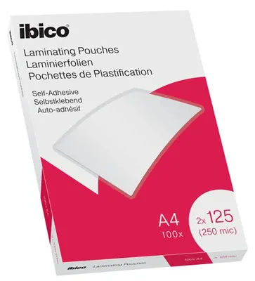 Immagine prodotto di Pellicola laminata per A4 125 micron autoadesiva VE=100 pezzi incolore
