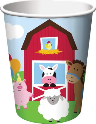 Image de Gobelet en carton Ferme