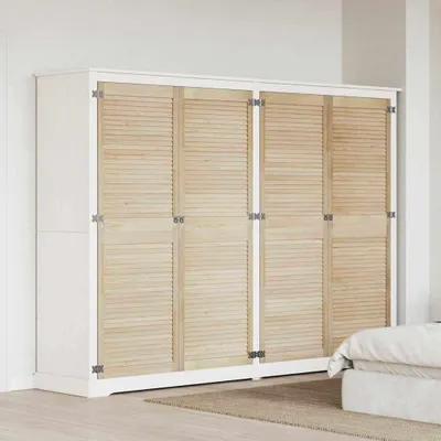 Produktbild von Möbel Schranktüren 4 pcs Braun 170 x 59.5 x 2.1 cm Massivholz Kiefer - Schranktüren 3394502