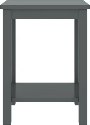 Obrázek produktu pro vidaXL Noční stolek tmavě šedý 35x30x47 cm Masivní borovicové dřevo