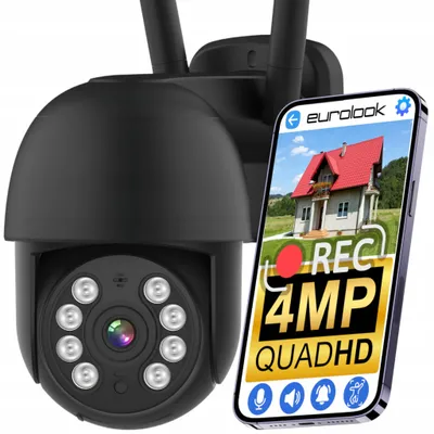 Image de Eurolook Caméra IP WiFi 3MPX Motorisée Zoom 4x Détection Mouvement