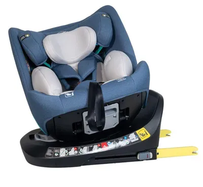 Produktbild von BUF BOOF® Saphir Kindersitz i-Size R129 40–150 cm 360° drehbar ISOFIX Autositz mit Seitenaufprallschutz, Liegefunktion bis 165° Blue
