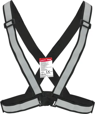 Produktbild von Reflektierendes Elastisches Gurtzeug, Schwarz, Ce, Lahti