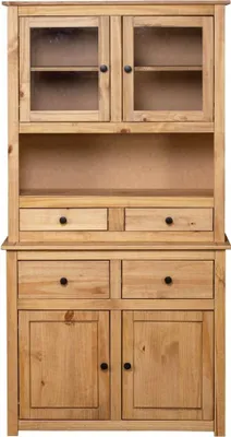 Obrázok produktu pre vidaXL Highboard 93x40,5x180 cm borovicové drevo Panama