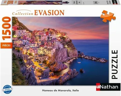 Zdjęcie produktu dla Ravensburger Puzzle 1500 pièces - Hameau de Manarola, Italie, 1500 szt., Miast, 14 lat(a)
